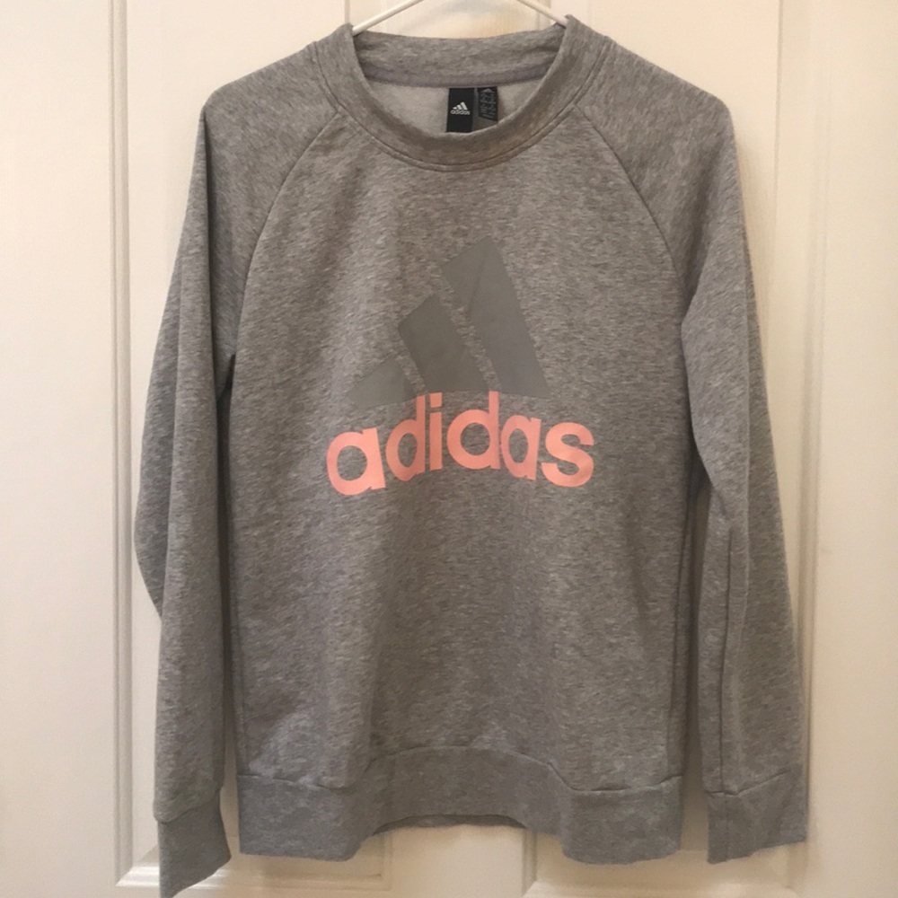Ladies Adidas crew neck sweatshirt size Medium